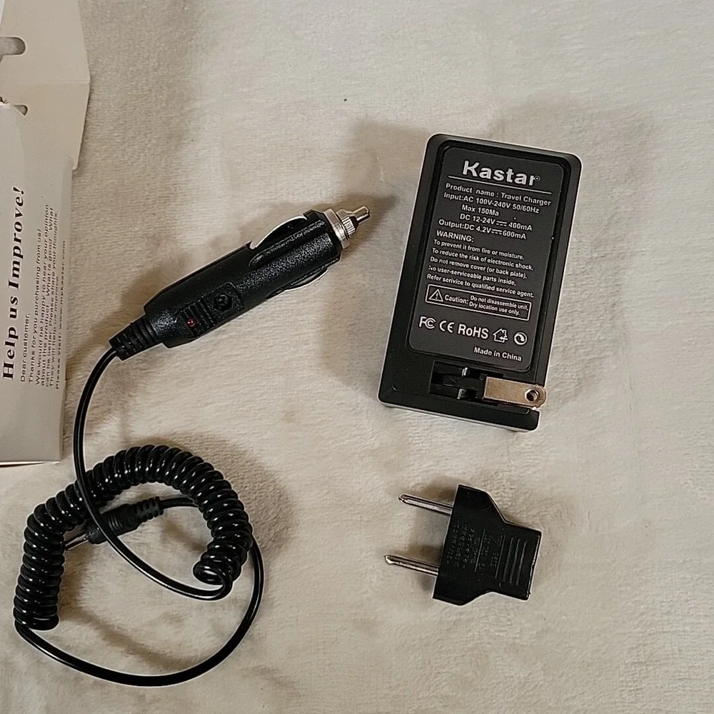 Kastar Charger For Camera And Camcorder Battery 3pcs